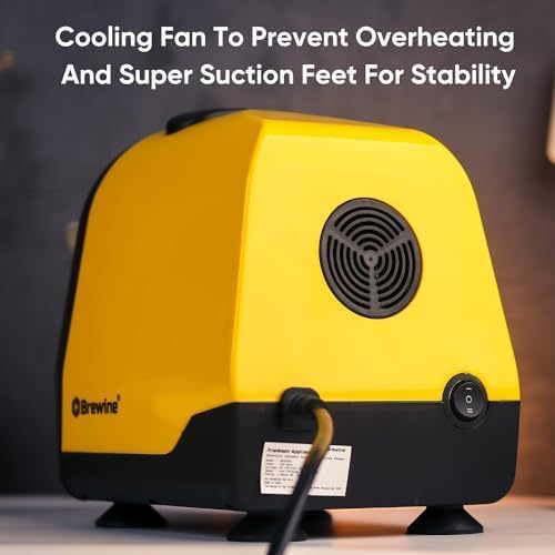 Brewine Coconut Scraper with Citrus Juice Press, 200 Watts… (Yellow)