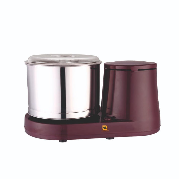 VIJAYALAKSHMI | MUDRA Plus 2 Litre | Heavy ABS Body Wet Grinder, 2L (Cherry) | with Coconut Scrapper & Atta Kneader Attachment
