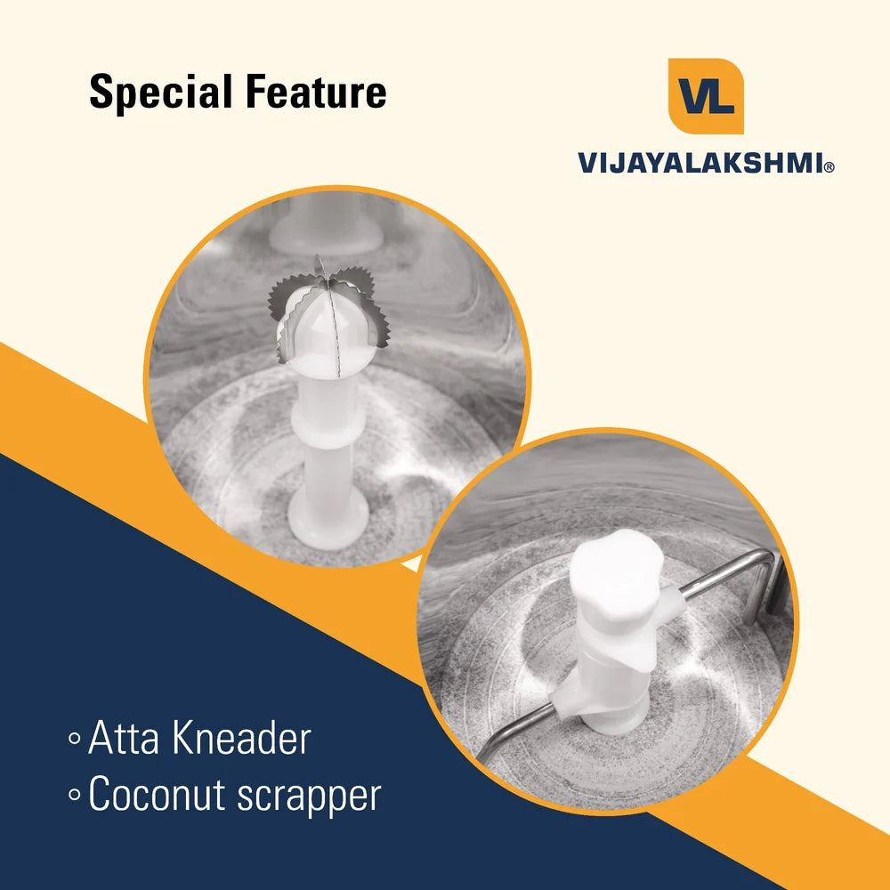 Vijayalakshmi 1.25 Litre Handy Table Top Wet Grinder