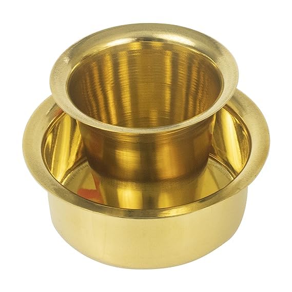 Brass Tea and Coffee Cups Set | Designer Dawara/Dabara & Tumbler for Serving Filter Coffee/Tea Traditional Kumbakonam | Coffee Serving Sets | Brass Coffee Cup